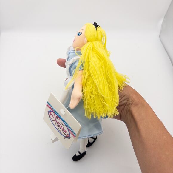 NEW ALICE IN WONDERLAND bean bag plush doll Disney Store exclusive - Picture 5 of 6